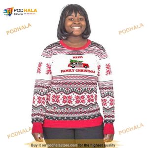 Reed Family Christmas Wool Funny Ugly Sweater