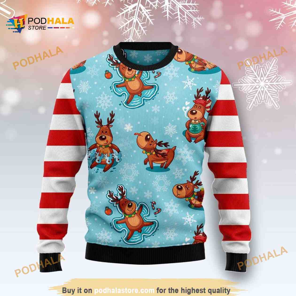 Santa And Gnome Merry Xmas Ugly Christmas Sweater - Anynee