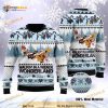 Reindeer Winter Walking In A Wiener Wonderland All Over Printed Sweater