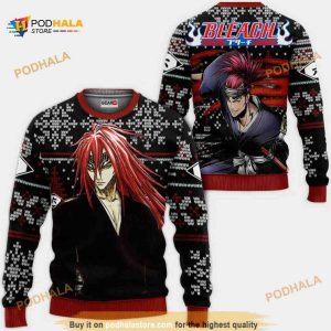 Renji Abarai Anime Bl Xmas Ugly Christmas Sweater