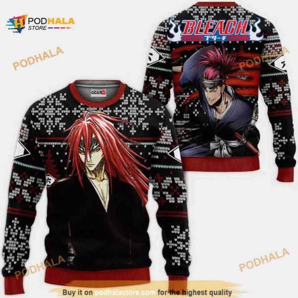 Renji Abarai Anime Bl Xmas Ugly Christmas Sweater