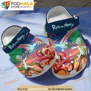 Rescue Alien Rick And Morty 3D Funny Crocs Clog Shoes