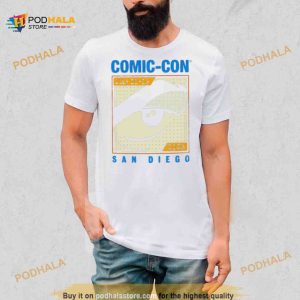 Retro Brand Black 2023 San Diego Comic Con Retro T Shirt