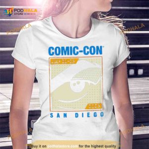 Retro Brand Black 2023 San Diego Comic Con Retro T Shirt 2