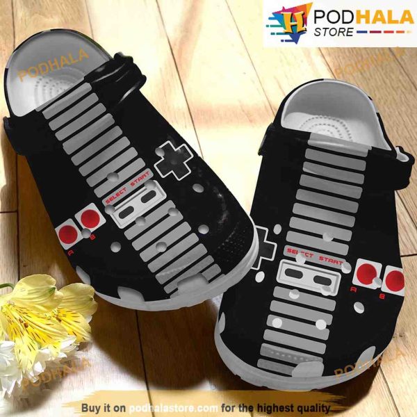 Retro Gamepad Collection 3D Funny Crocs