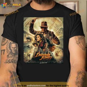 Retro Indiana Jones And The Dial Of Destiny 2023 TShirt