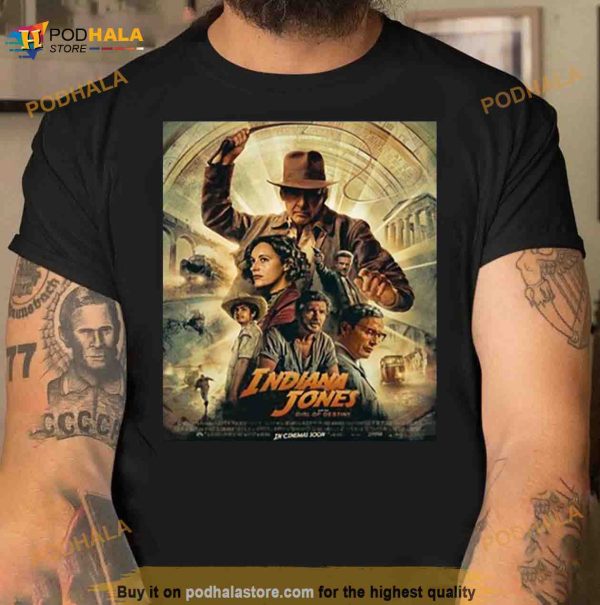 Retro Indiana Jones And The Dial Of Destiny 2023 TShirt