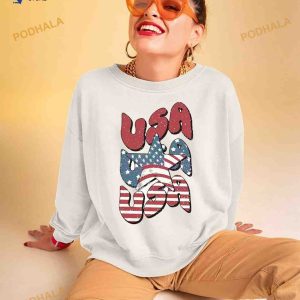 Retro Usa Star Flag Svg Funny 4th Of July Shirt 2