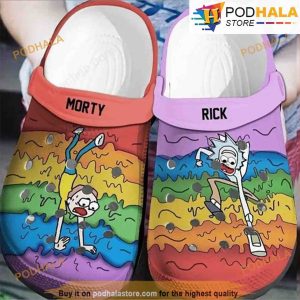 Rick And Morty 3D Funny Crocs
