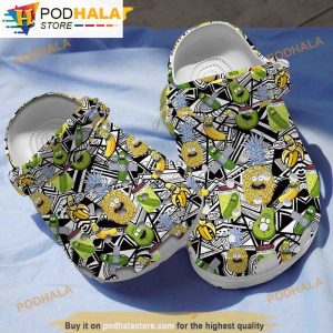 Rick And Morty Fruit 3D Funny Crocs Slippers