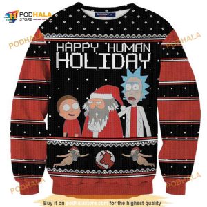 Dallas Cowboys Rick Morty Knitting Pattern Ugly Christmas Sweater