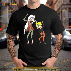 Rick And Morty Naruto And Jiraiya Shirt 2