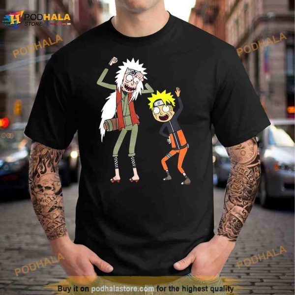 Rick and Morty – Naruto and Jiraiya Shirt