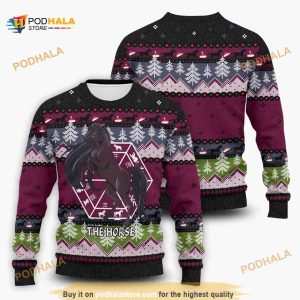 Rin The Horse All Over Printed Funny Ugly Christmas Sweater