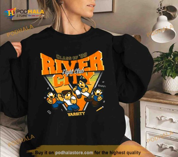 River City Fc Orange Logo Double Dragon Shirt