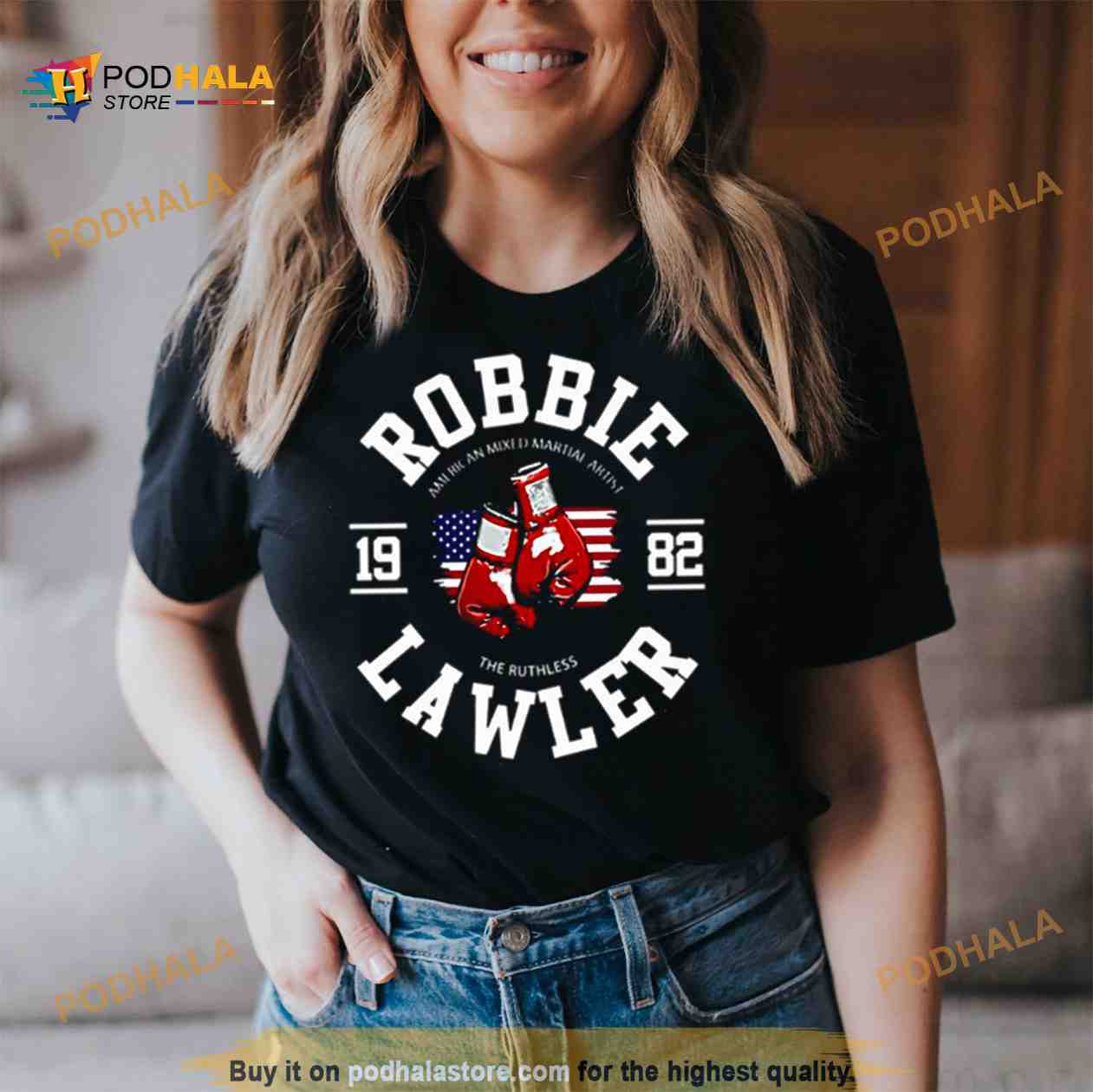 Robbie Lawler Boxing Gloves Logo Shirt Robbie Lawler Boxing Gloves Logo Shirt