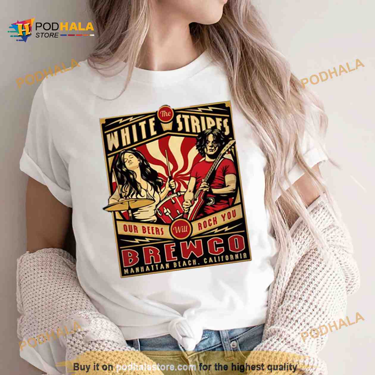 Rock For You The White Stripes Shirt Rock For You The White Stripes Shirt