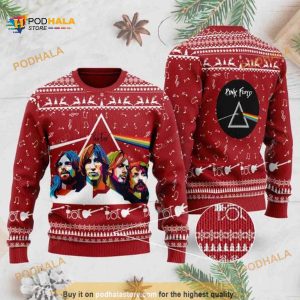 Rock Music Pink Floyd Band Ugly Sweater, Xmas Gifts