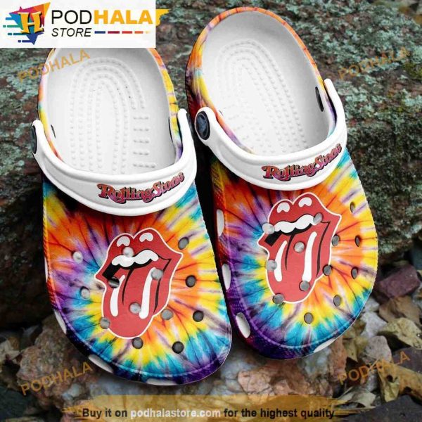 Rolling Stone 3D Funny Crocs Clog Shoes