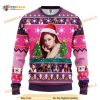 Rose Black Pink Christmas 3D Funny Ugly Christmas Sweater