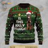 Rottweiler Dog Is This Jolly Enough 3D Funny Ugly Christmas Sweater