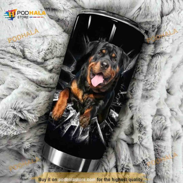 Rottweiler Stainless Steel Cup Coffee Tumbler