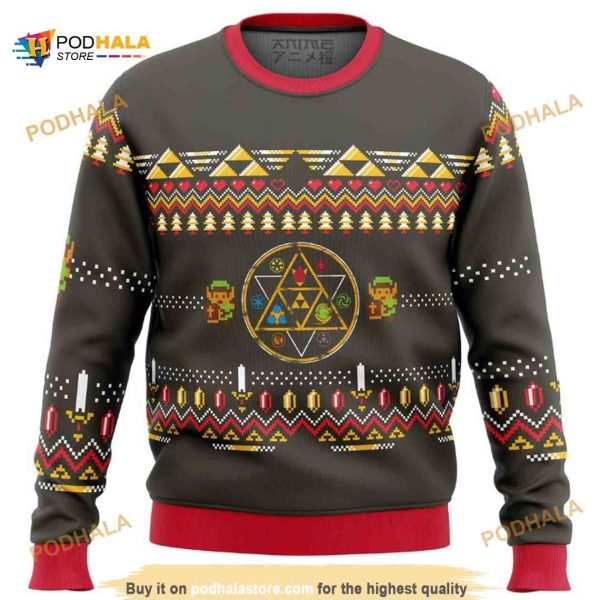 Rubies The Legend Of Zelda Christmas Ugly Wool Sweater