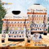 Rugby Player Merry Hitmas 3D Funny Ugly Christmas Sweater