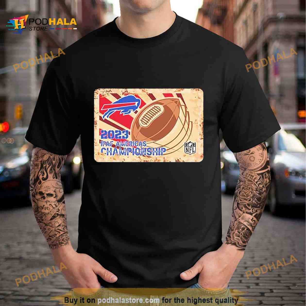 Rusty Metal Buffalo Bills 2023 IFAF Americas Championship NFL logo Shirt -  Bring Your Ideas, Thoughts And Imaginations Into Reality Today