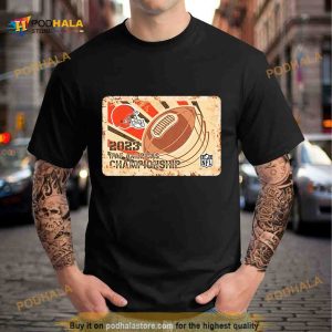 Rusty Metal Cleveland Browns 2023 IFAF Americas Championship NFL logo Shirt