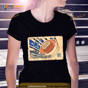 Rusty Metal Dallas Cowboys 2023 IFAF Americas Championship NFL logo Shirt 2