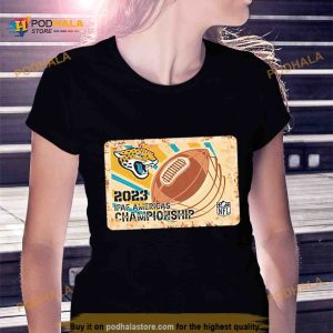 Rusty Metal Jacksonville Jaguars 2023 IFAF Americas Championship NFL logo Shirt