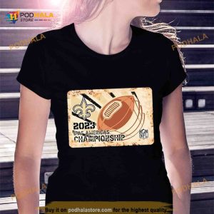Rusty Metal New Orleans Saints 2023 IFAF Americas Championship NFL logo Shirt
