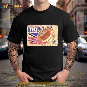 Rusty Metal New York Giants 2023 IFAF Americas Championship NFL logo Shirt 2