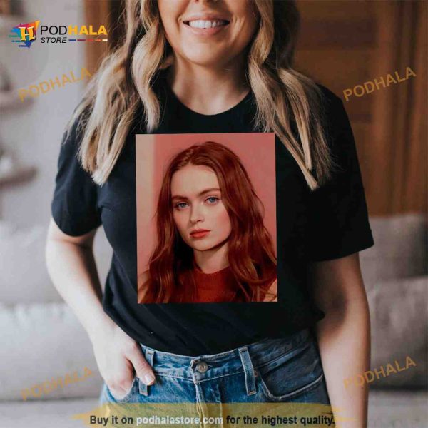 Sadie Sink Graphic Portrait Shirt