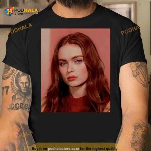 Sadie Sink Graphic Portrait Shirt 2
