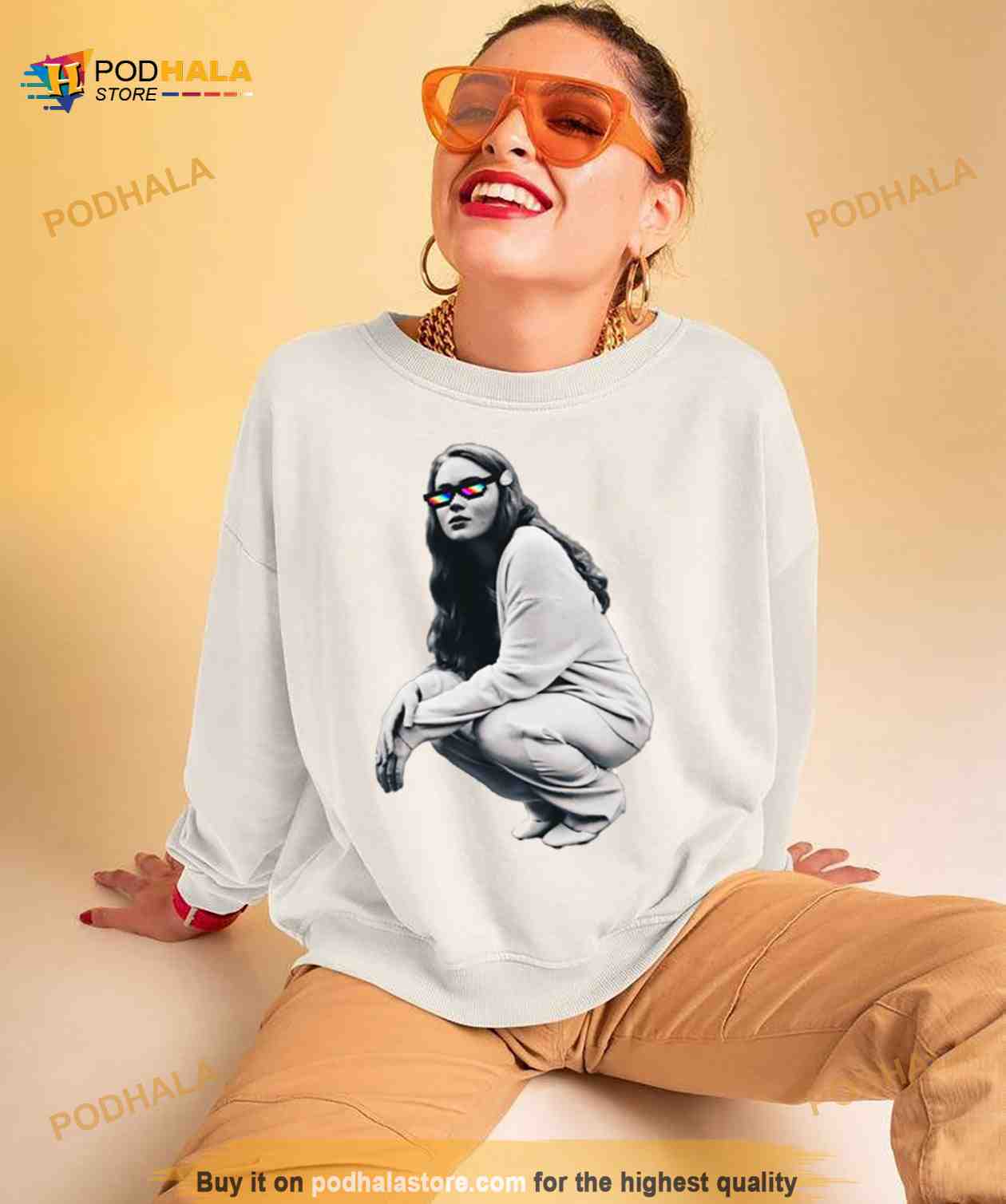 Sadie Sink Retro Black Art Shirt Sadie Sink Retro Black Art Shirt