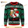 Safety First Party With Surgeon Grey’s Anatomy Xmas Wool Ugly Sweater