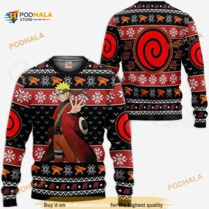 Sage Ugly Christmas Anime Xmas Funny Ugly Christmas Sweater