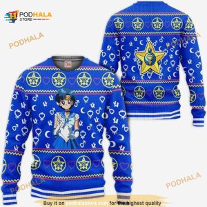 Sailor Mercury Ugly Sailor Moon Xmas Idea Anime Christmas Sweater
