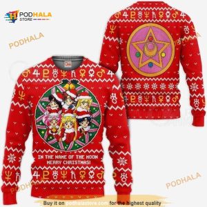 Sailor Moon Xmas Idea Ugly Anime Christmas Sweater