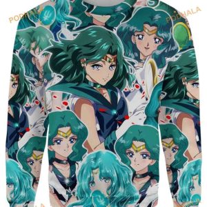 Sailor Neptune 3D Funny Ugly Christmas Sweater, Xmas Gifts