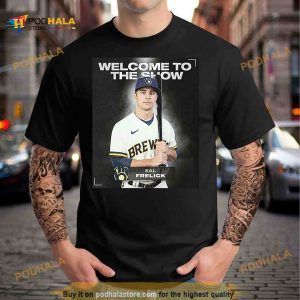 Sal Frelick Milwaukee Brewers Welcome To The MLB Show T Shirt 2