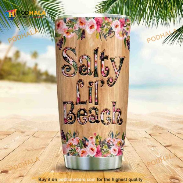 Salty Lil Beach Stainless Steel Cup Coffee Tumbler