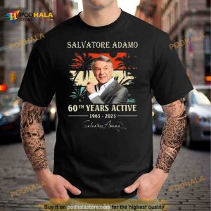 Salvatore Adamo 60th Years Active 1963 2023 Signature Shirt