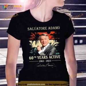 Salvatore Adamo 60th Years Active 1963 2023 Signature Shirt 2