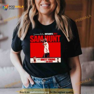 Sam Hunt Summer On The Outskirts 2023 Tour Shirt 2
