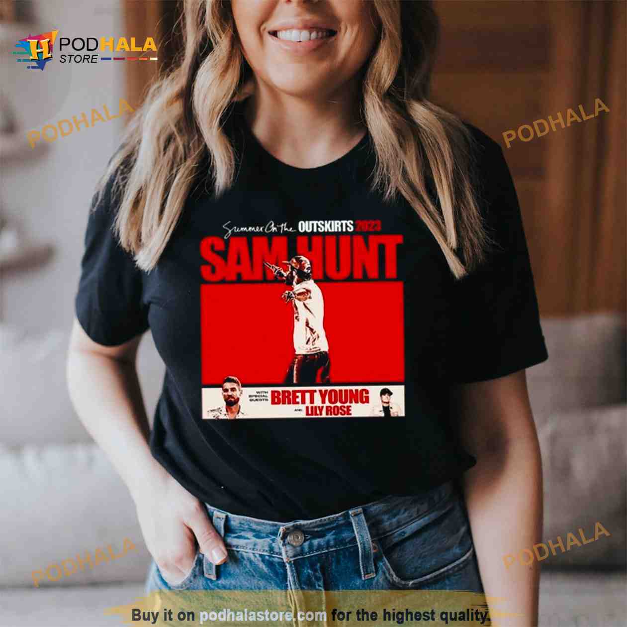 Sam Hunt Summer On The Outskirts 2023 Tour Shirt Sam Hunt Summer On The Outskirts 2023 Tour Shirt