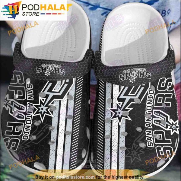 San Antonio Spurs NBA 3D Funny Crocs Clog Shoes