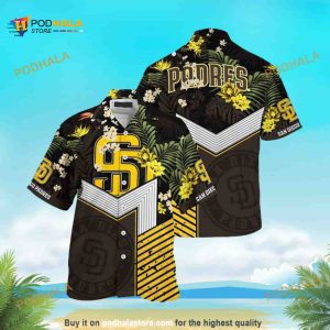 San Diego Padres MLB Hawaiian Shirt Tropicaltime Aloha Shirt